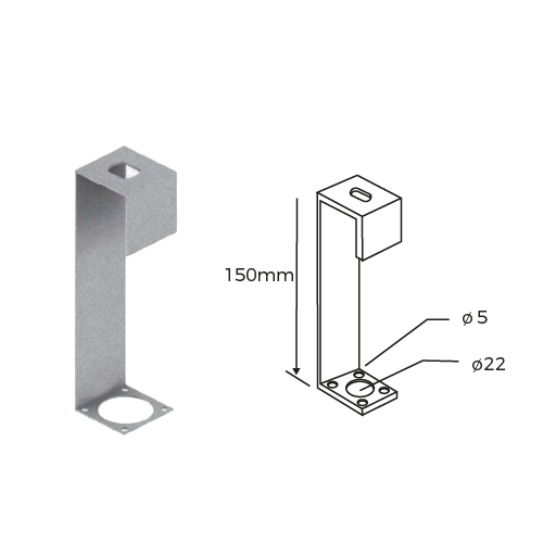 Gancho Longo para Luminária