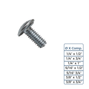 Parafuso Cabeça Lentilha auto travante